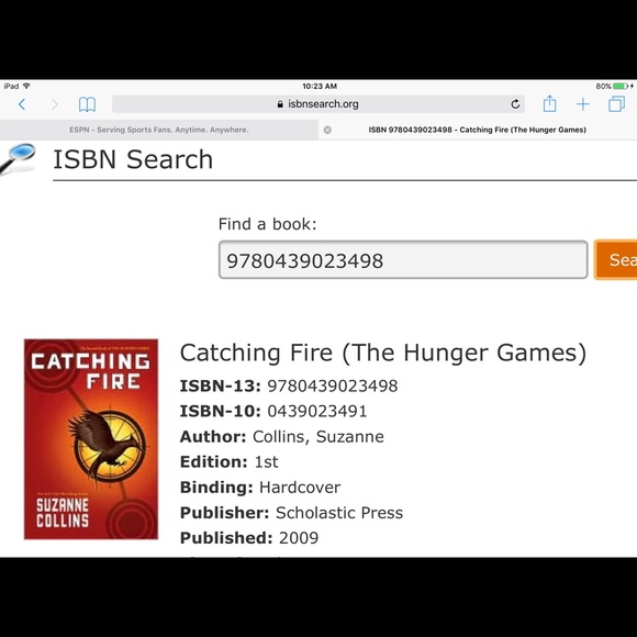 1st Edition Suzanne Collins Catching Fire Hardcover Book - Picture 2 of 9